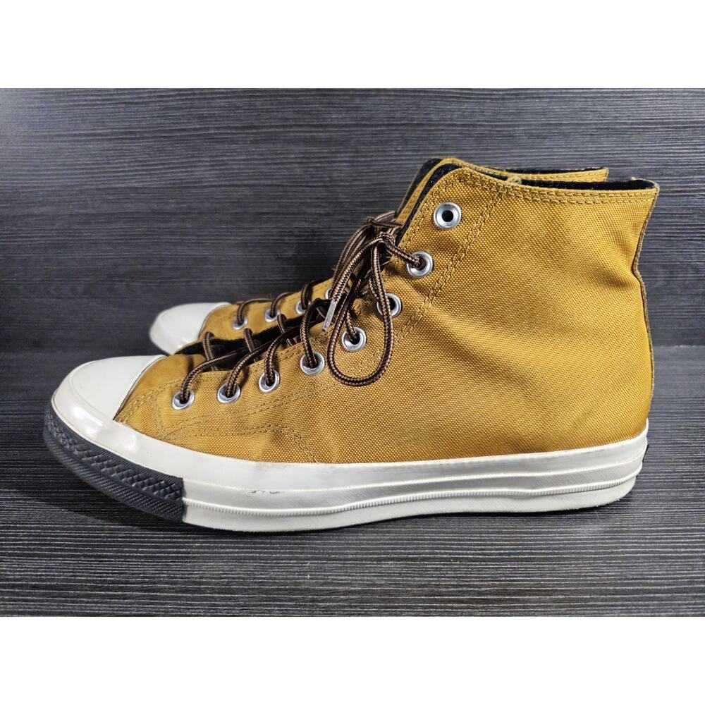 CONVERSE CHUCK 70 GORE-TEX HIGH GTX HI Mens Sz 12 Womens 14 - Gold 161482C - Picture 6 of 10